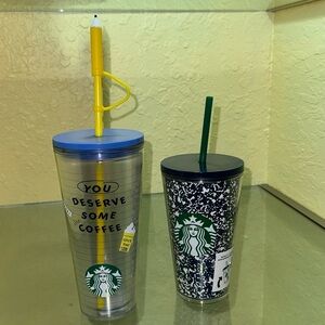Back to school Authentic Starbucks tumblers